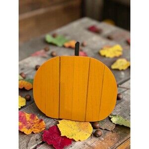 Wooden Pumpkin Sign Blank Fall Craft Decor DIY Unfinished Target